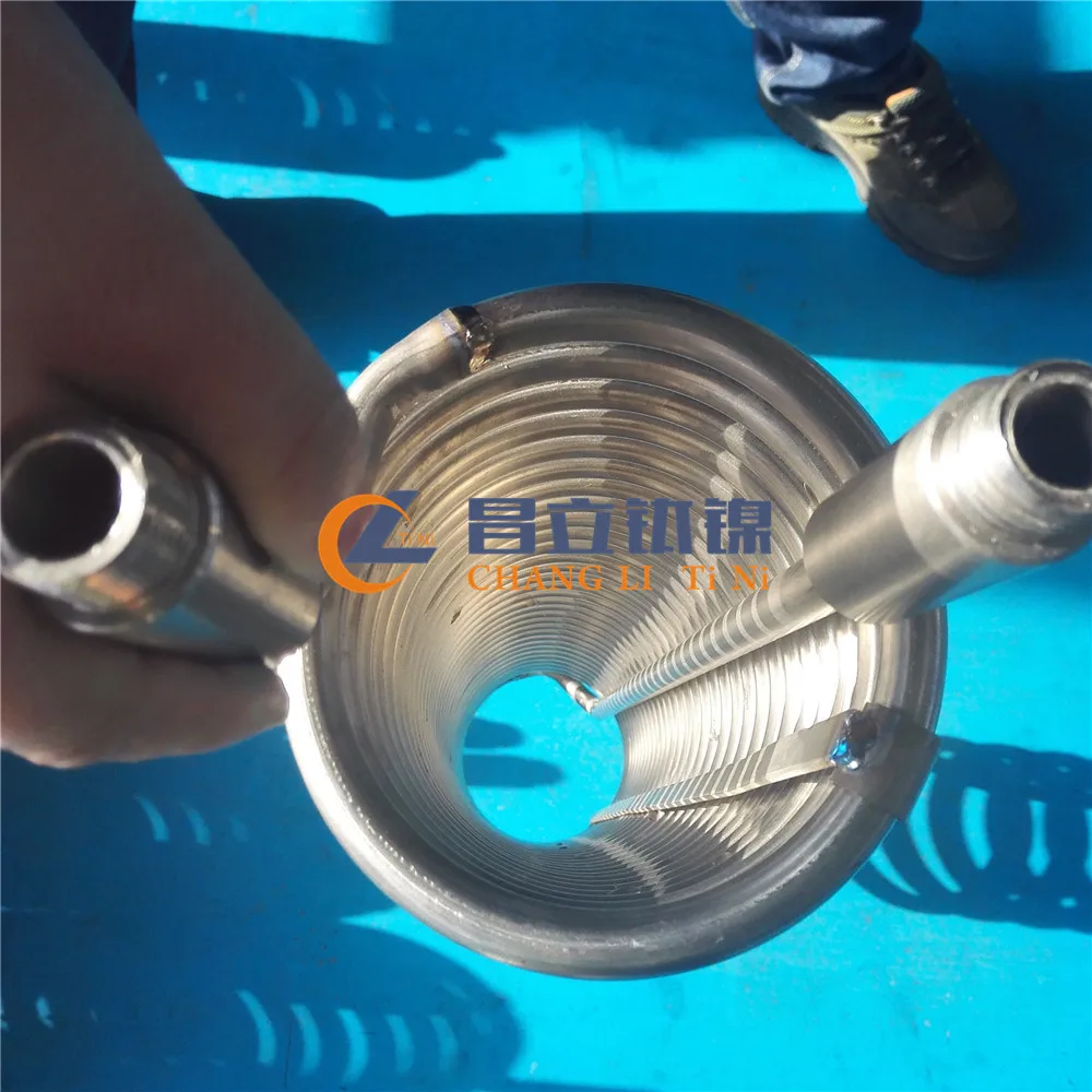 pure Gr2 titanium coil tube