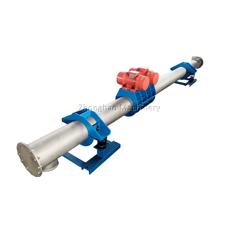 Mini Vibrator Conveyor Food Grade Powder Coating Overhead Tube Vibrating Conveyor