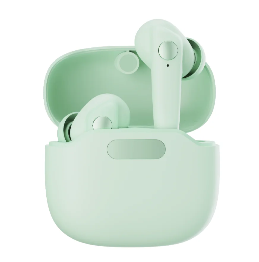
FB-T15 Top Wireless Earbuds With Rubber Finished Mini Earphone Super Premium sound quality Blue tooth TWS Airbud 