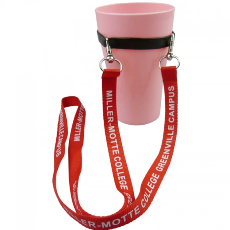 
Factory Direct Supply Bottle Beer Cup Holder Lanyard with cup holder 