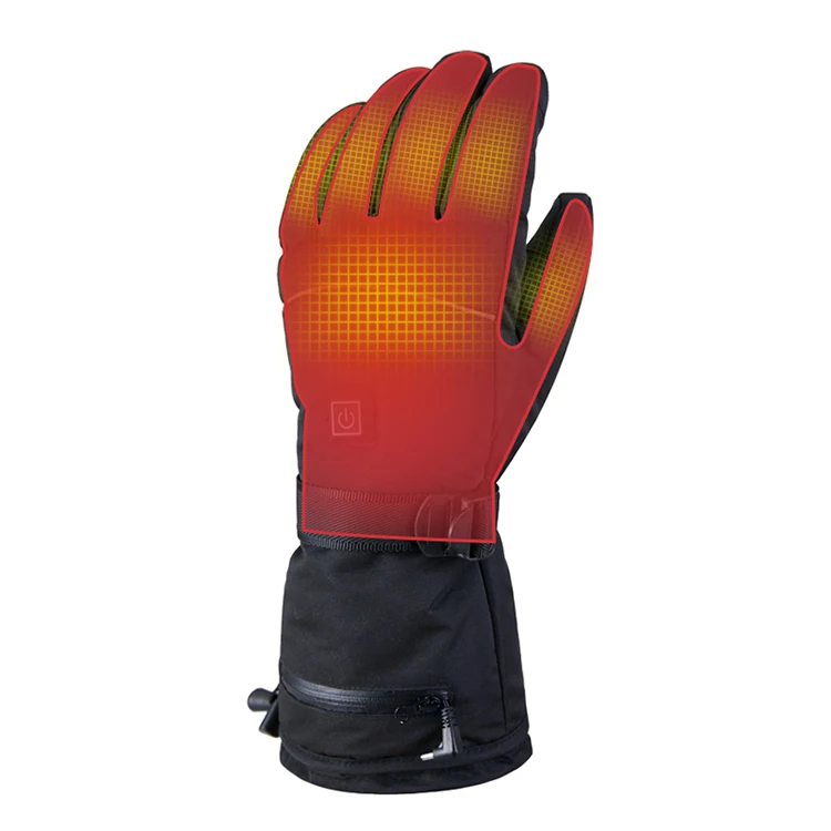 Waterproof Touchscreen Gloves 3 Adjustable Heating Temperature Waterproof Warm Gloves for Winter Outdoor Sports