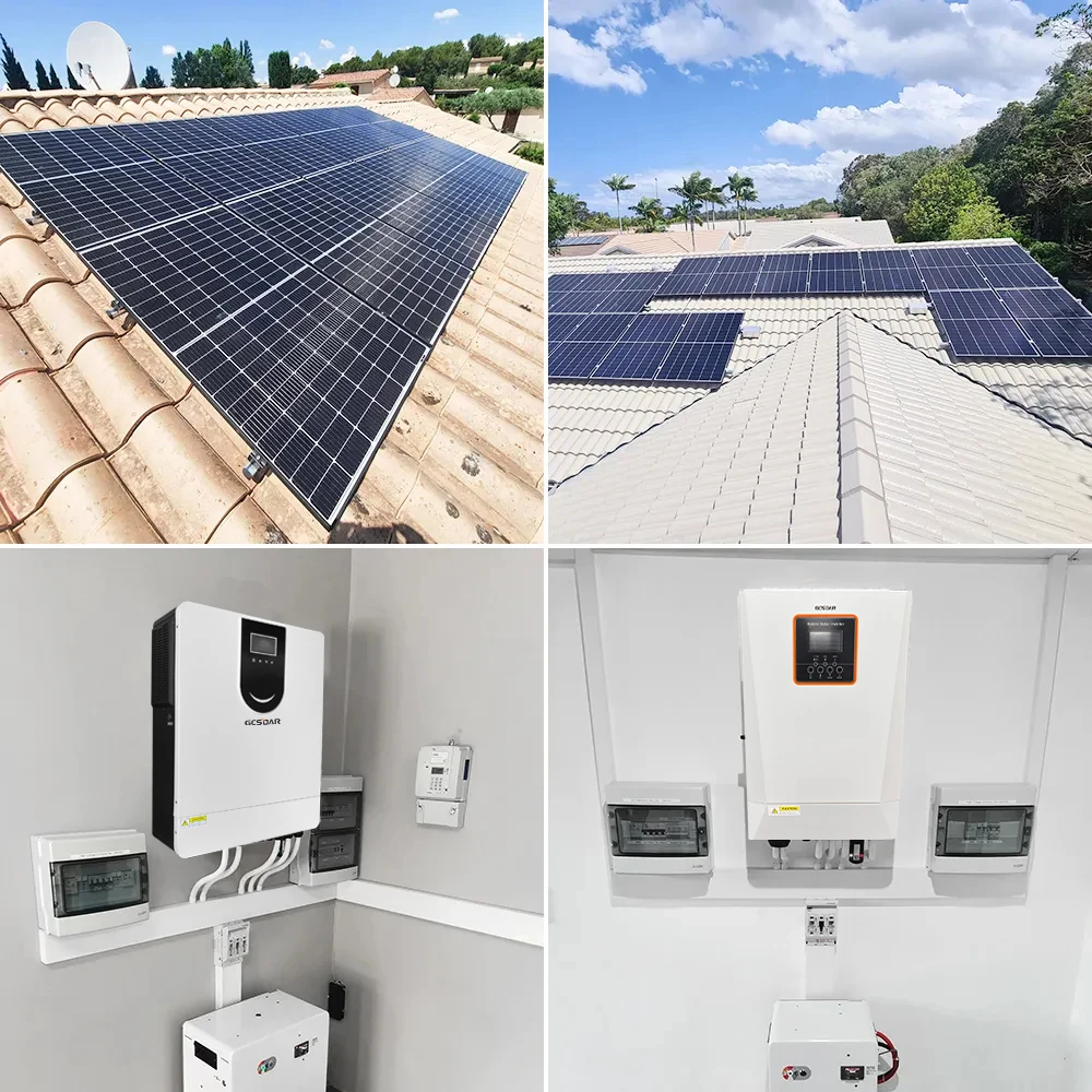 GCSOAR солнечный гибридный инвертор SY 10 кВт RS485 Интеллектуальный монитор Pv-массива Встроенная автономная солнечная энергетическая система