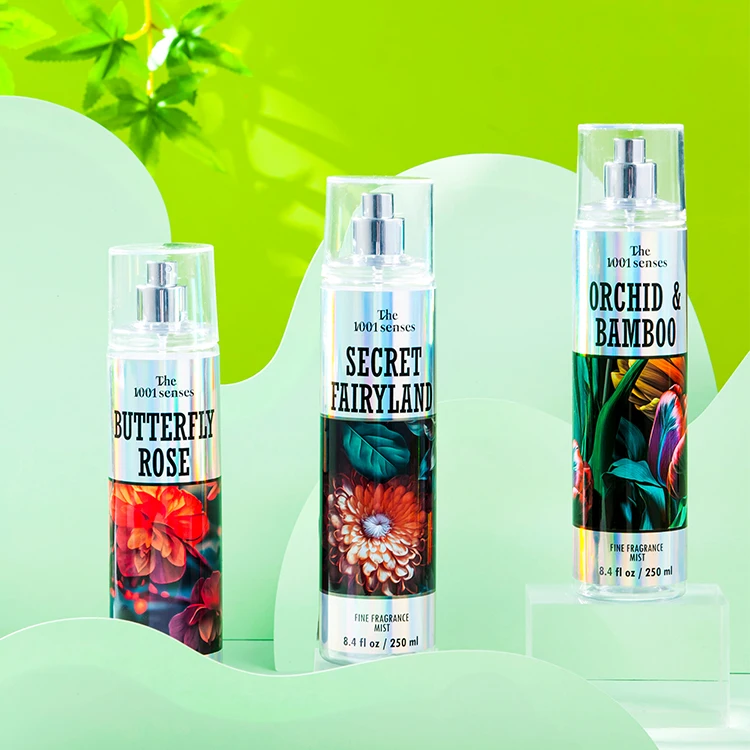 New arrival 250 ml sweet fragrance body mist spray  perfume for women