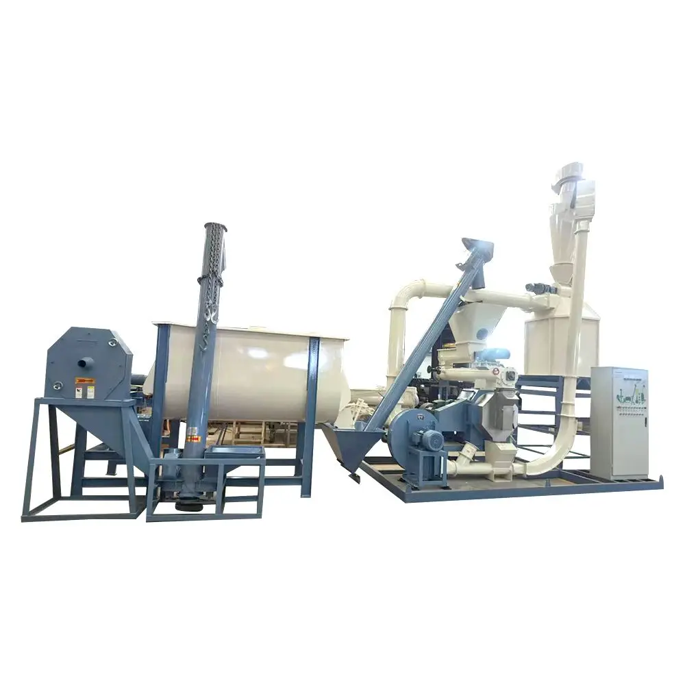 Cattle sheep bird fish pellet machine high efficiency sterilization electric granulator chicken duck pellet feed production line