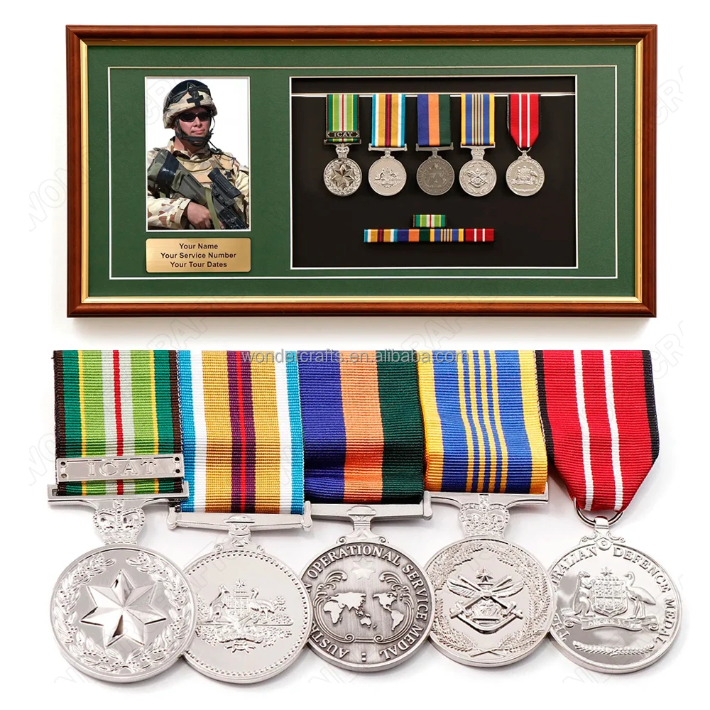 custom commemorative polished laser engraving antique gold bronze double plating iron brass zinc alloy nato medal with ribbon