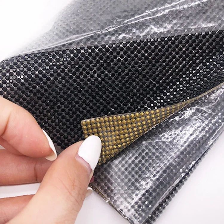 Custom Diamond sheet Rhinestone Sheet hot fix crystal sheet wholesale