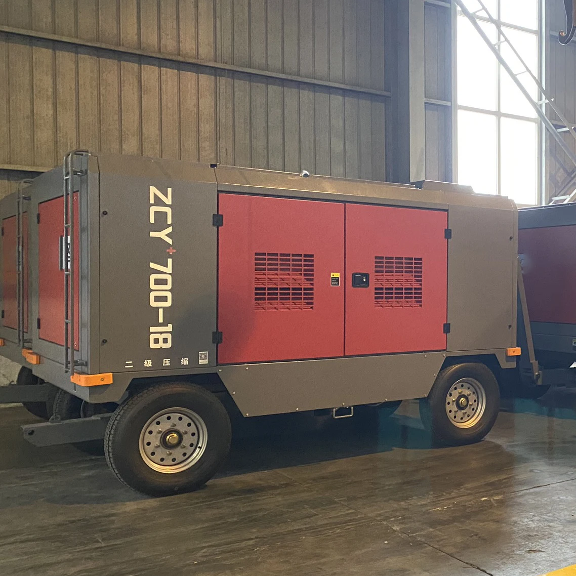 17bar 20bar Diesel mobile screw compressor mine air compressor