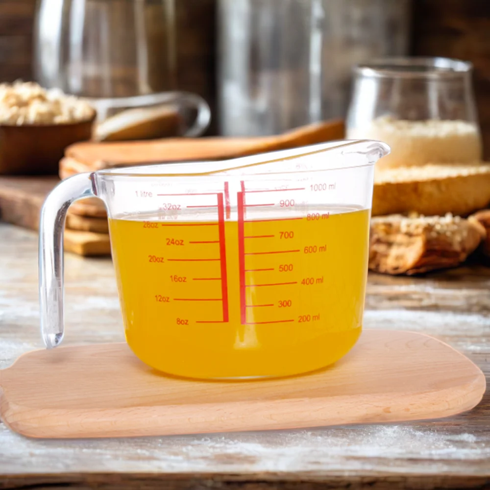 Стеклянный мерный стакан 500 мл/мерный кувшин 1 л/набор мерных стаканов