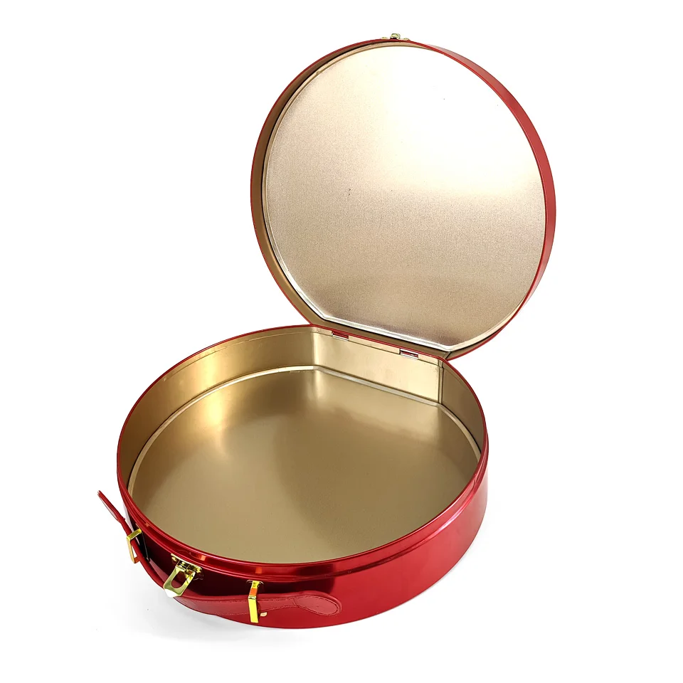 Jinyunabao Factory Supply Luxury Snack /candy/biscuit/cookie /mooncake/dessert/chocolate/red Gift Tins Metal Boxes for Weeding