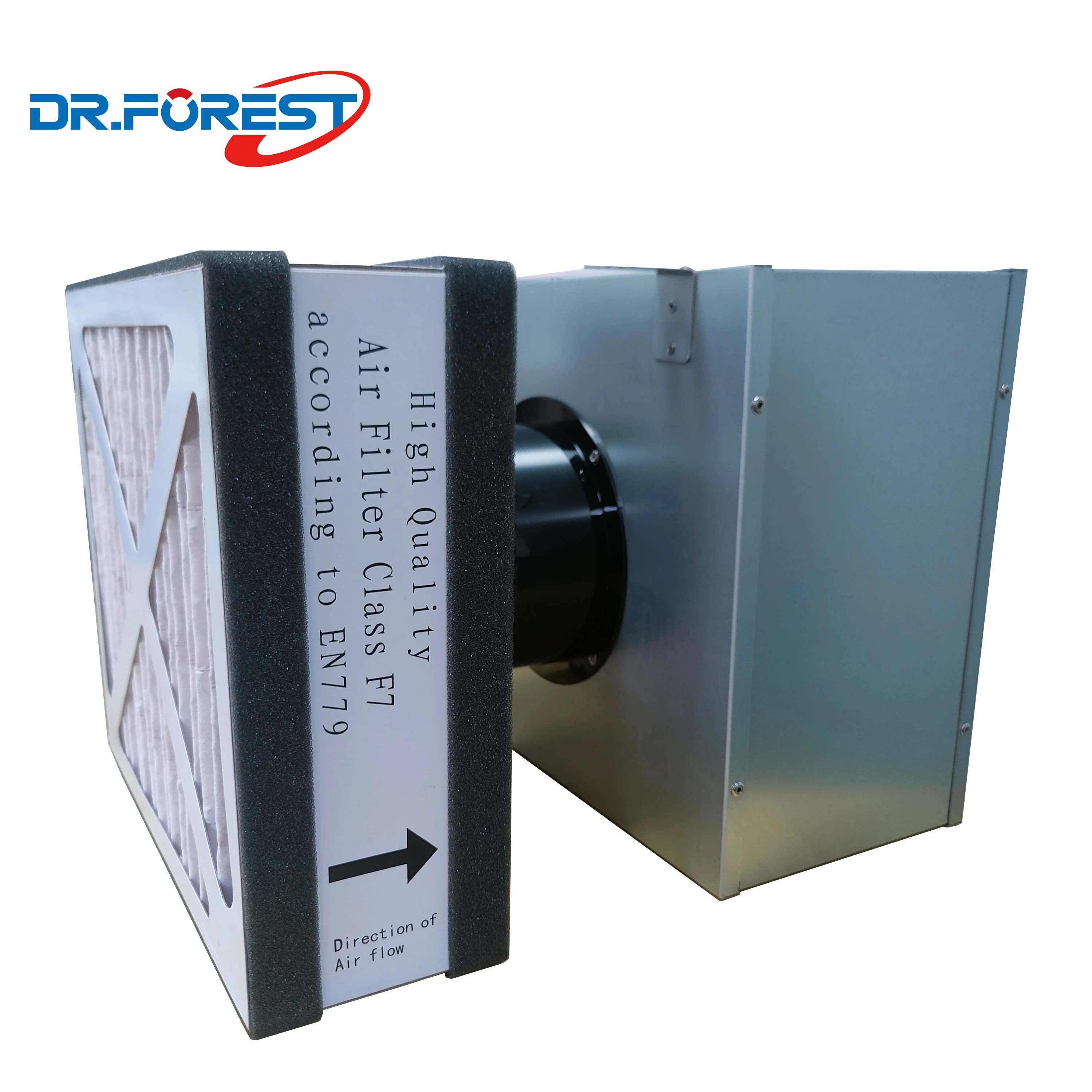 Inline Air Filter Box with HEPA Filter or F7 filter for Ventilation System