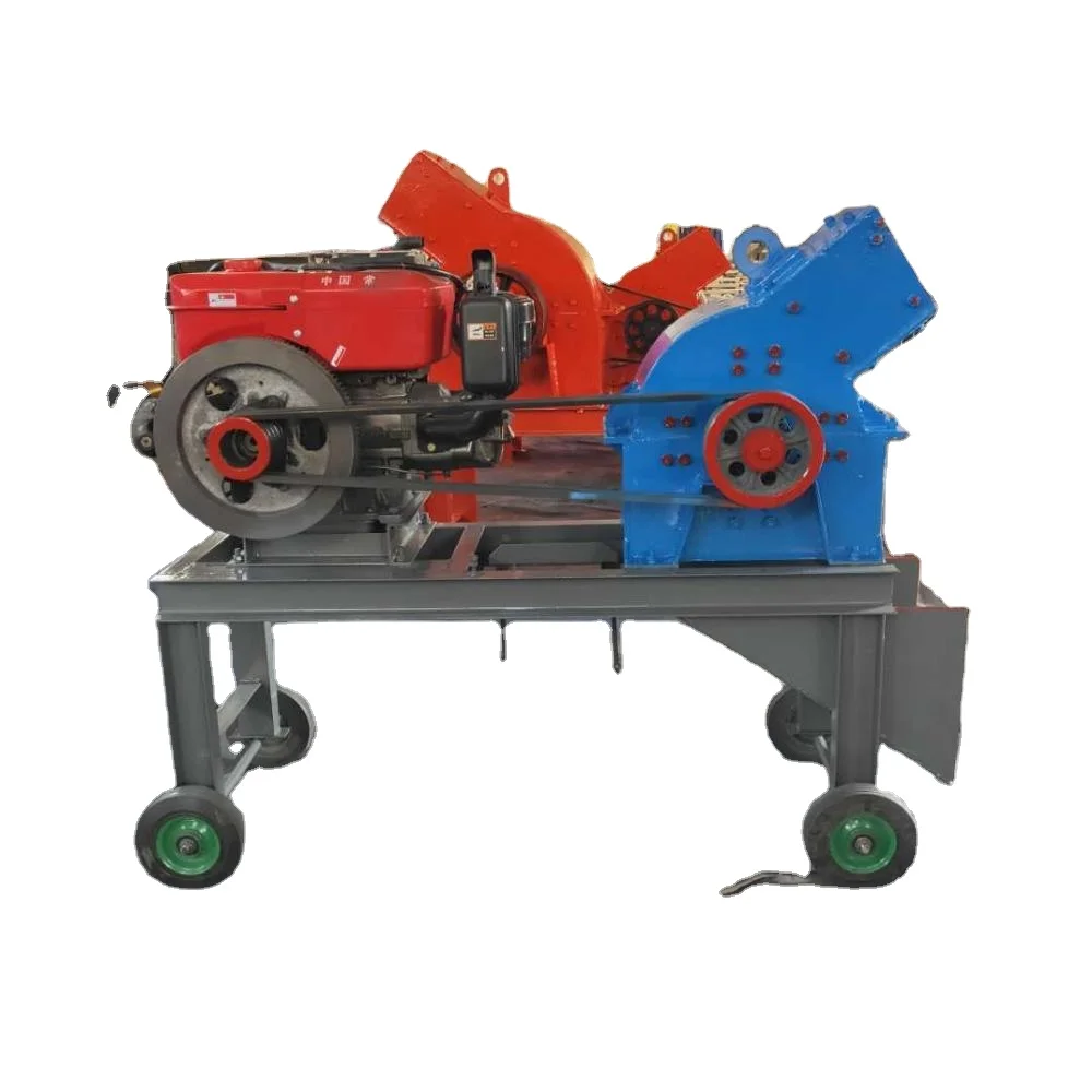 Manual stone crusher  machine rock crushing machinery stone hammer mill crusher