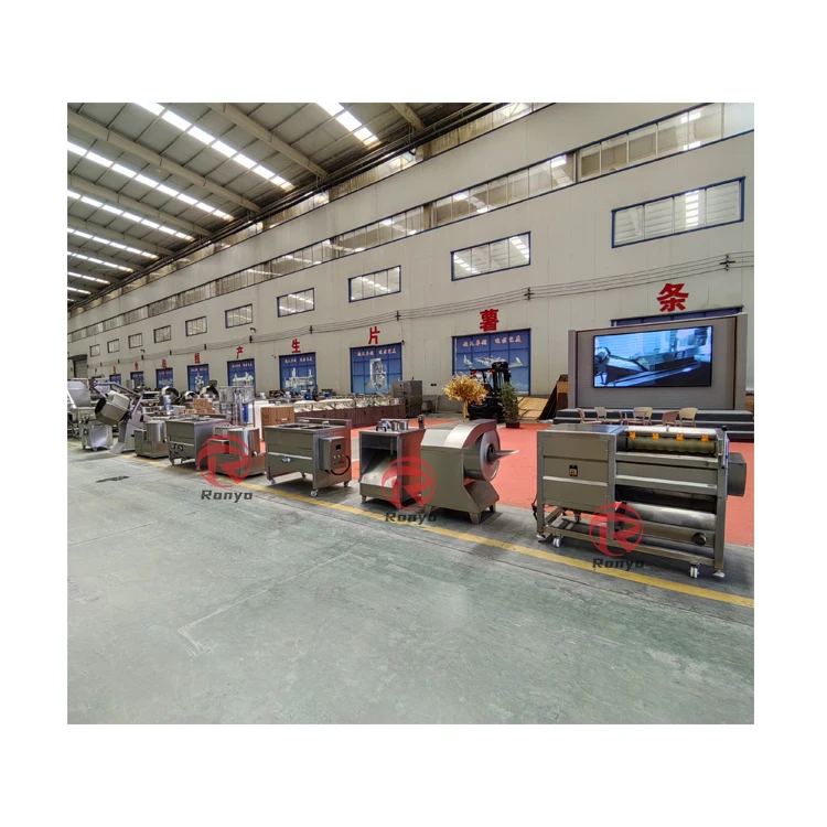 Potato Chips Peeler Slicer Fryer Making Machine Easy to Operate Semi Automatic Frozen French Fries Line