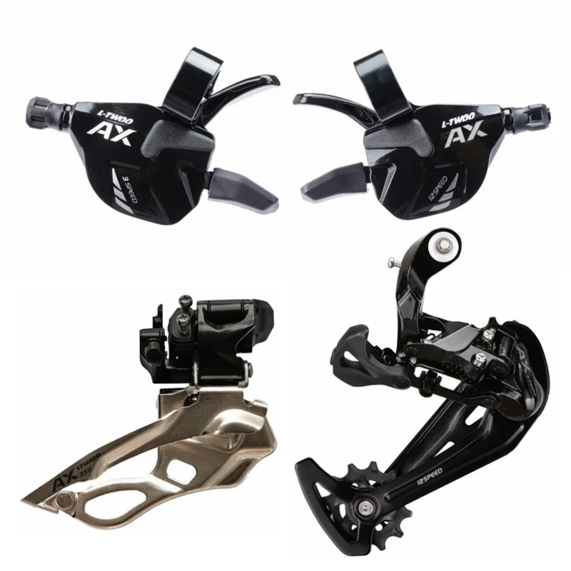 LTWOO A36 3x12 Speed Bike Groupset Shift Lever and Rear Derailleur Long cage for MTB Mountain 52T switch compatible SHIMANO Sram