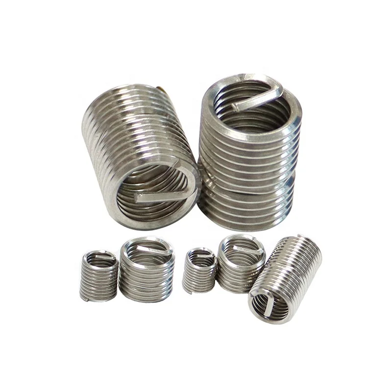 Machining Services Lock Type Threaded Inserts for Metal M12 1.5 Fasteners Cnc Threading Inserts