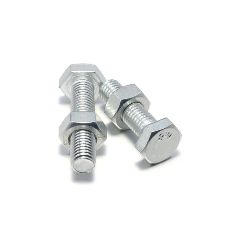 Высокое качество din934 m6 m8 m10 m12 m16 из углеродистой стали с оцинкованной шестигранной гайкой