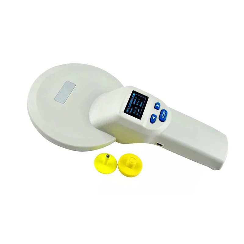 long range FDX-B 134.2khz rfid animal scanner cattle eat tag reader