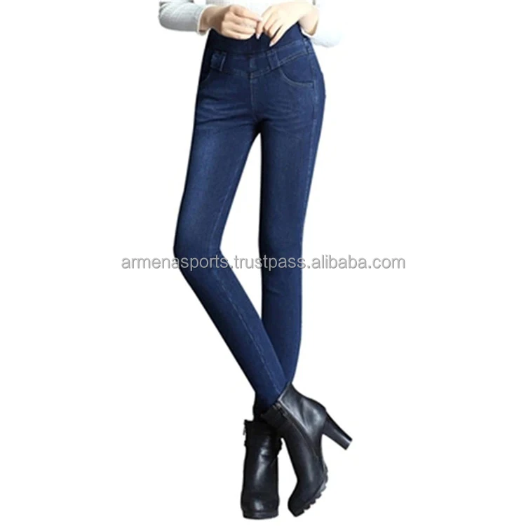 
Pro Quality Best Material Simple design Women Denim Pants 