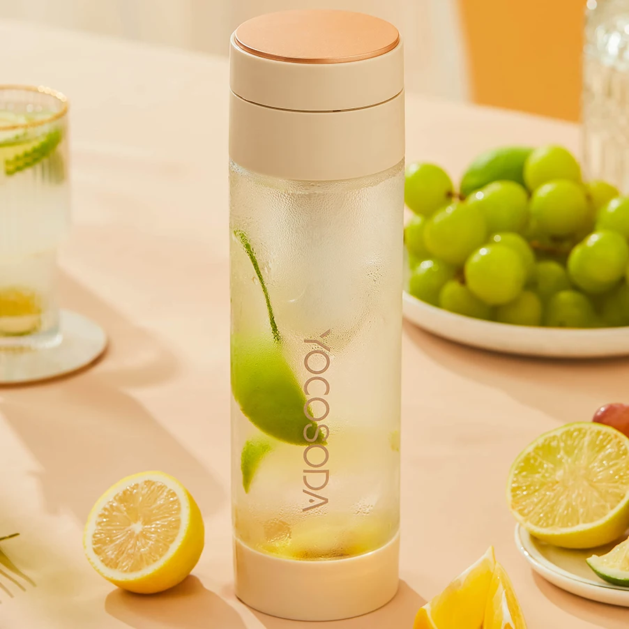 Портативный Аппарат Для сверкающей воды YOCOSODA, уличный аппарат для газировки