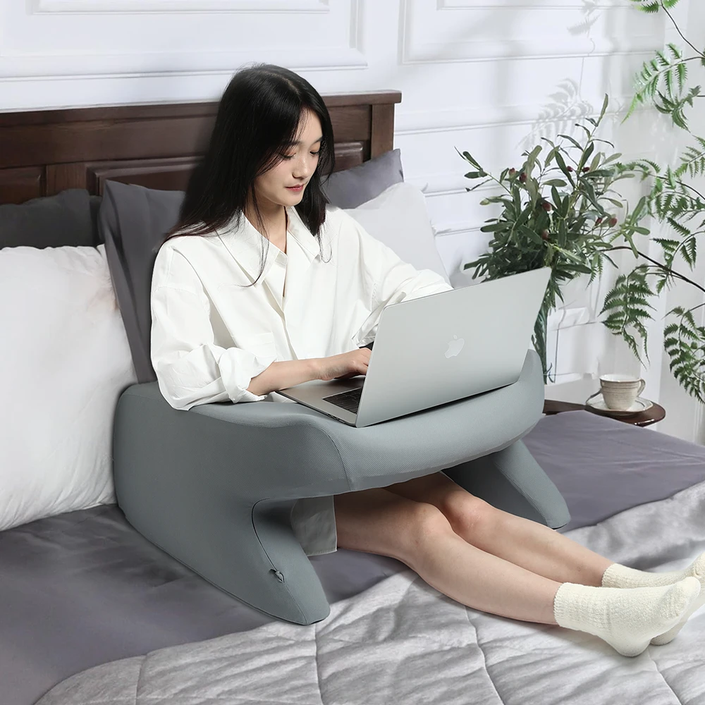 AMZ Hot Selling Ergonomic Reading Lap Pillow with Memory Foam for Ultimate Comfort