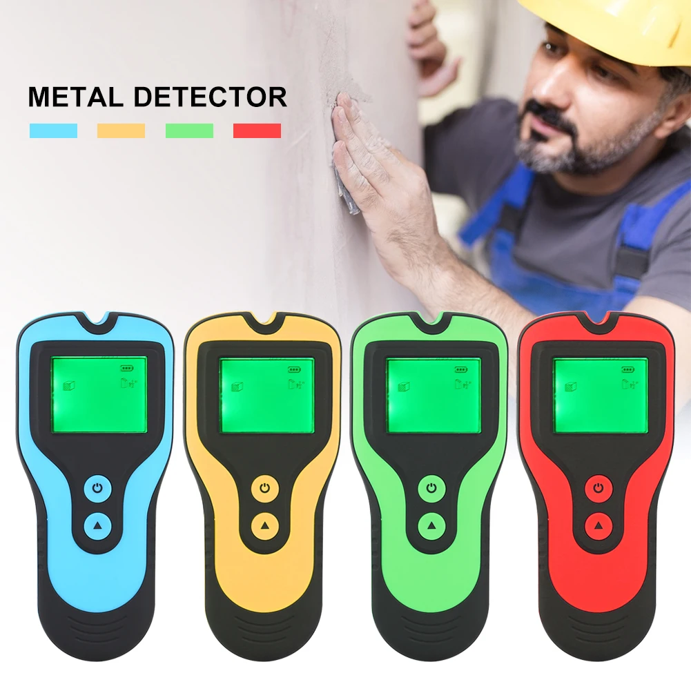 
Stud Finder 3 in 1 Multi-Function Wall Stud Sensor Detector LCD Display Sound Warning for AC Live Wire Wood Metal Deep Scanning 