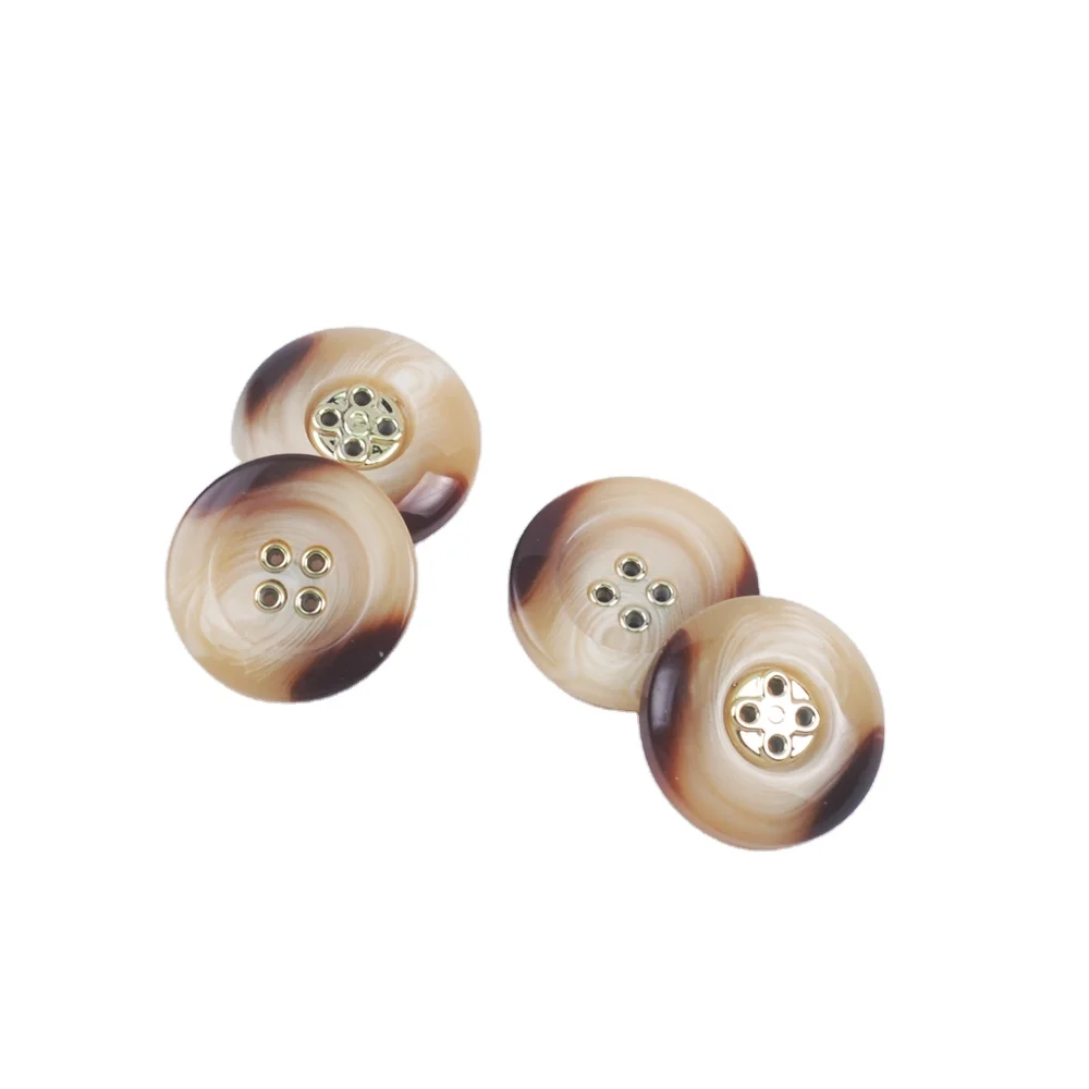 BP40556 Fancy Custom Resin/Polyester Eyelets Buttons for Coat