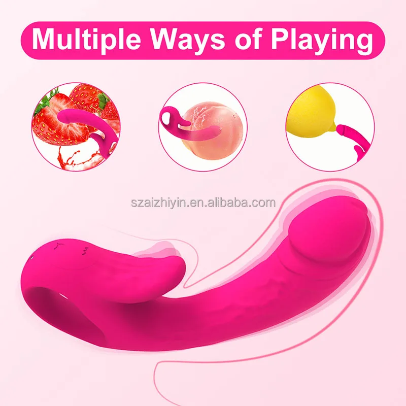 Wholesale Hot Sale Heating Rabbit Vibrator Flapping Clitoris Female Vibrate Dildo Massager Sex Toys for Woman