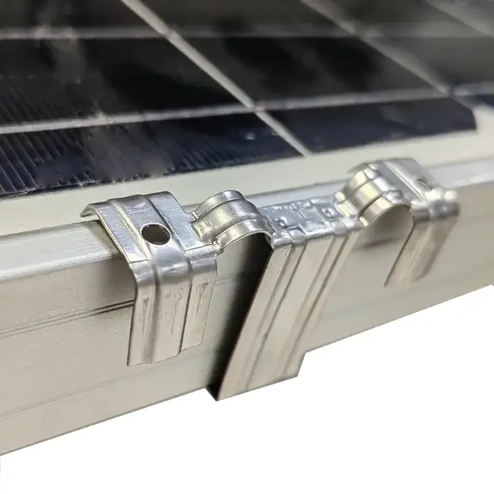 30/35/40mm Solar Panel Accessories SUS304 Drain Solar Clip Quick Install Water Solar Panels Mounting Clip
