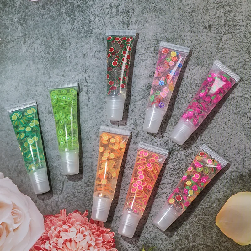 OMG Fruit flavor student lip gloss moisturizing lip gloss no logo spot wholesale brilho labial de frutas