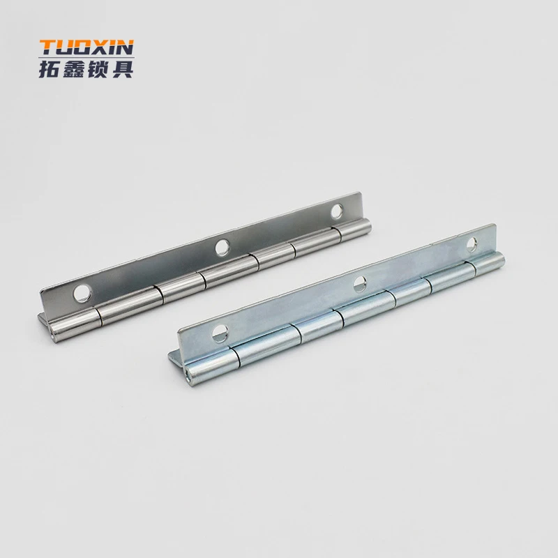 Tuoxin CL253-5 Flat open long hinge distribution box industrial hinge Stainless steel butterfly iron hinge