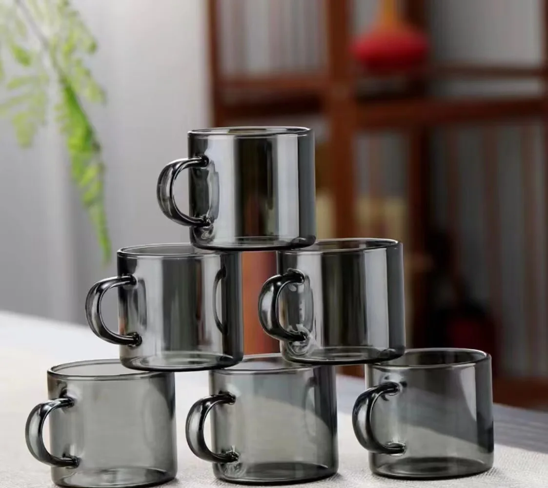 Glass Tea Set Magnetic Water Diversion Rotating Cover Bowl Semi_Automatic Tea Maker Lazy Kungfu Drip TeaPot tray and clear