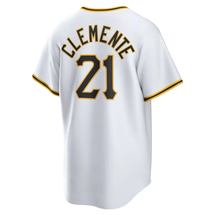2024 новые оптовые дешевые сшитые бейсбольные майки Pittsburgh 21 Roberto Clemente 24 Barry 8 Willie Stargell
