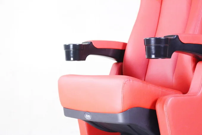 2022 современный дизайн кожаный стул для кинотеатра с подставкой