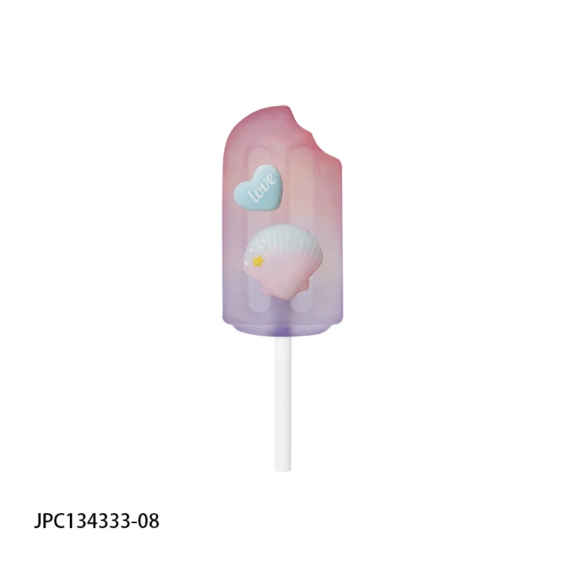 Custom cute stationery Fish starfish shells Ice cream shape cute eraser kawaii stationery PVC material 3D Pencil eraser for kid