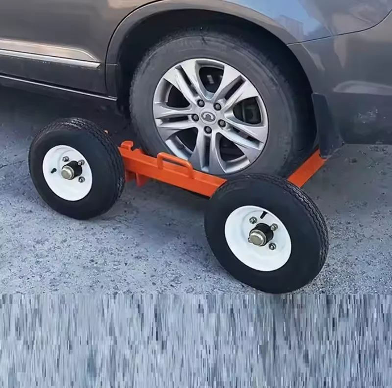 High Quality Universal 4 Large Wheels Car Towing Dollys Vehicle Towing Trailer Dolly