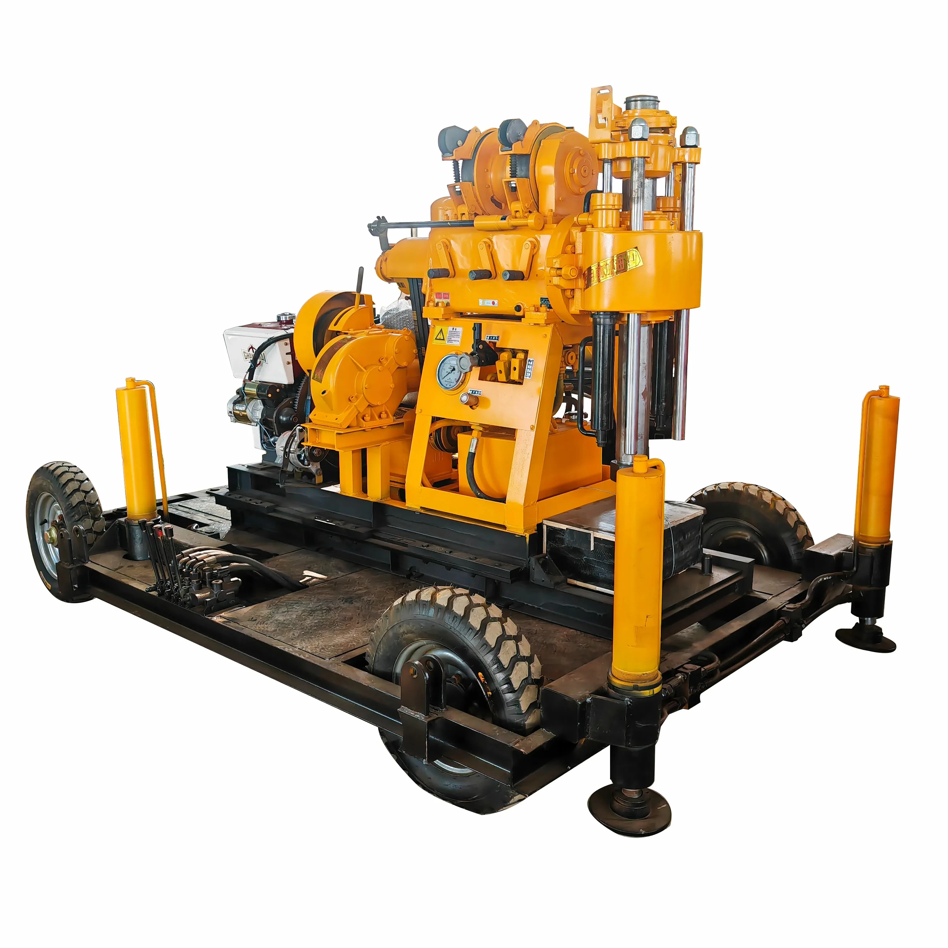 22HP 100m 150m 180m water well rotary drilling rig underground deep water mining drilling rig drilling machine for sale