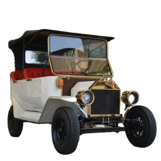 RARIRO old fashion Model T 48V 5KW 5 seat vintage electric sightseeing bus classic car