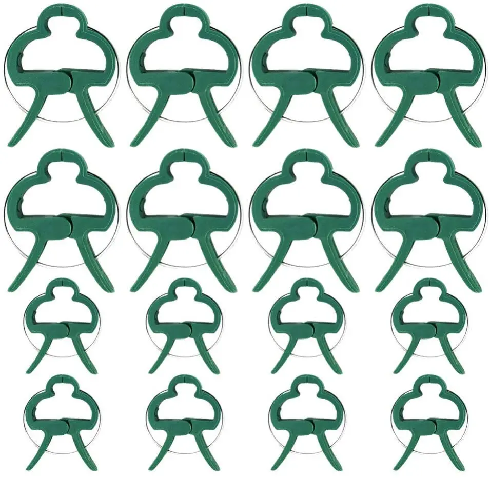 Flower and Vine plants growing lamp clip plastic plant support clips