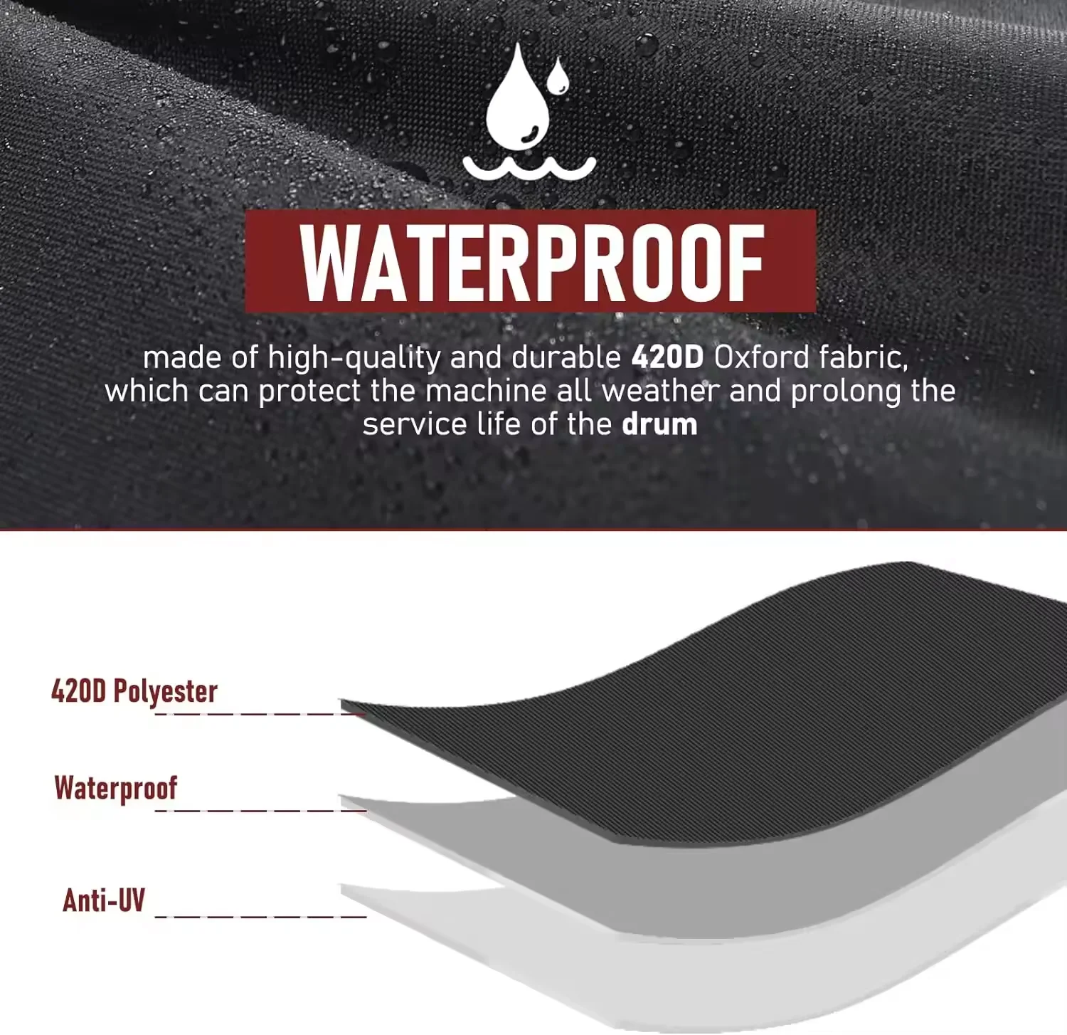 High Quality 420D Waterproof Drum Set Dust Cover Drum Accessories Custom Electric Drum Kit Cover for Outdoor Musical Instruments