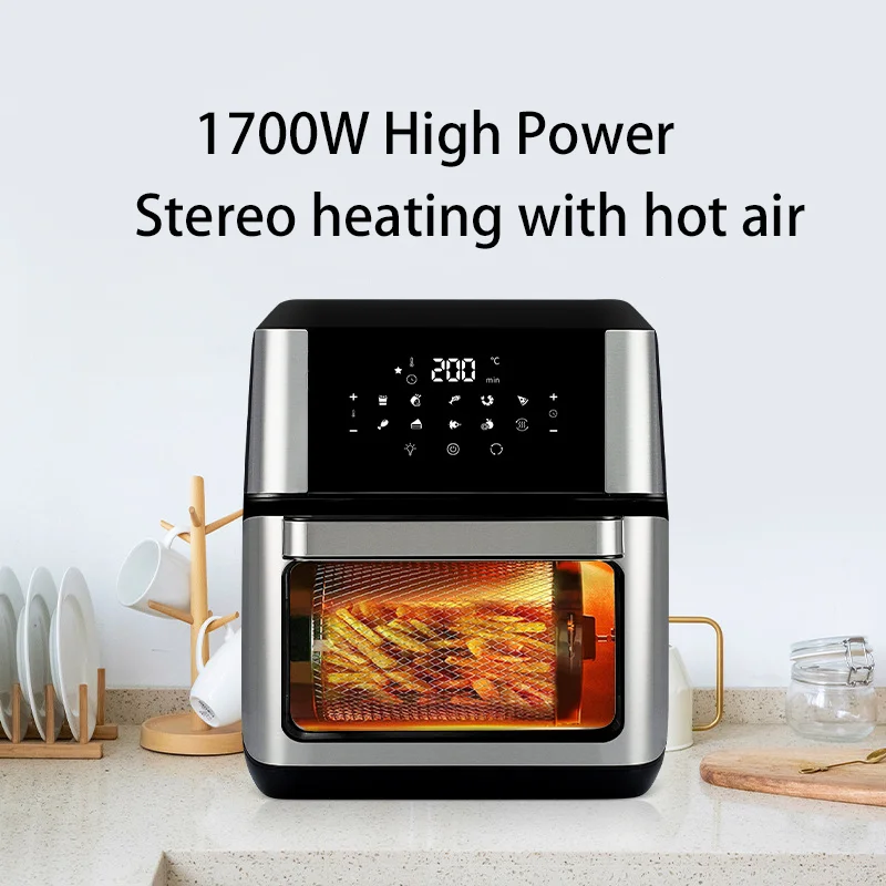 Hot Selling Electric Oven Air Fryer Large Capacity 12l commercial Smart Digital Air Fryer