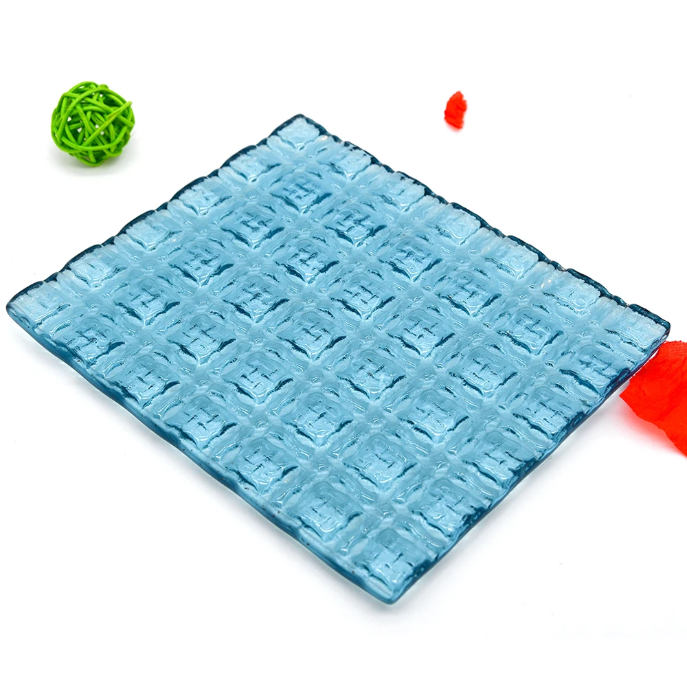 Factory Sale Decorative Building Glass Home New Design Art Stained Fused Glass