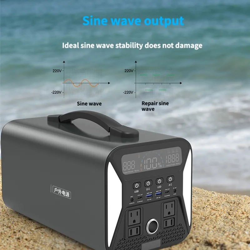 Portable solar emergency outdoor power station generator 1000W 2000W 5000W solar relatsd products Lifepo4 solar battery