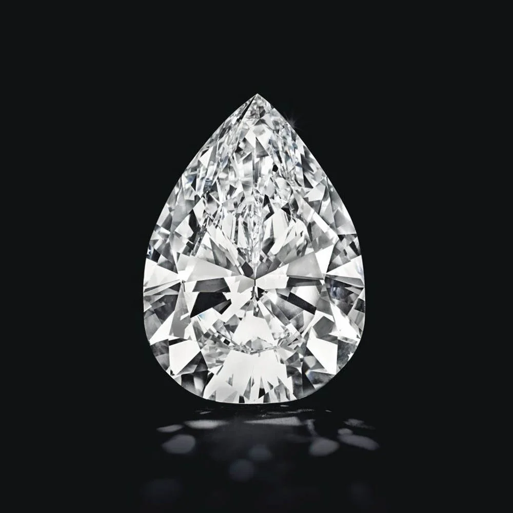 IGI GIA Certificate 0.5ct 1ct 1.5ct 2ct 3ct VS1 VS2 Pear Cut HPHT CVD Lab Grown Diamond For Jewelry Making