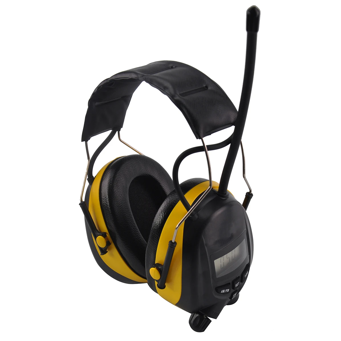 AM/FM Radio Headphone with Digital Display Ear Protection Noise Reduction Earmuffs Comfortable Hearing Protector
