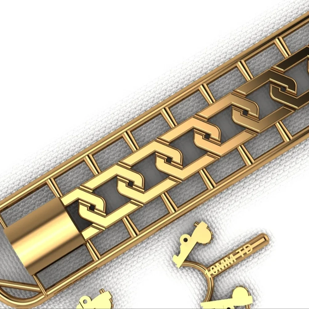 3D Printing Services for Jewelry Bracelet Design with Stone Setting