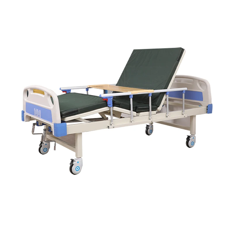 Factory price medical double crank adjustable medical manual 2 crank manual ICU beds