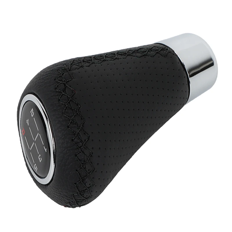Customize Universal manual automobile tiypeor shift knob leather 5-speed custom logo shift knob