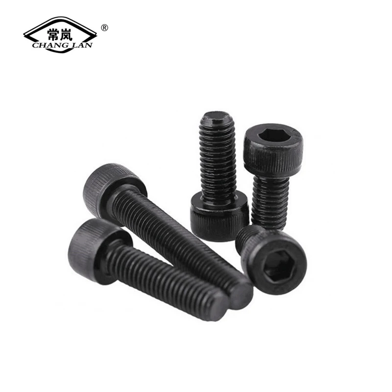 DIN 912 Professional Production High Quality Fastener Carbon Steel Grade 4.8 Black Zinc M6 Allen Bolt
