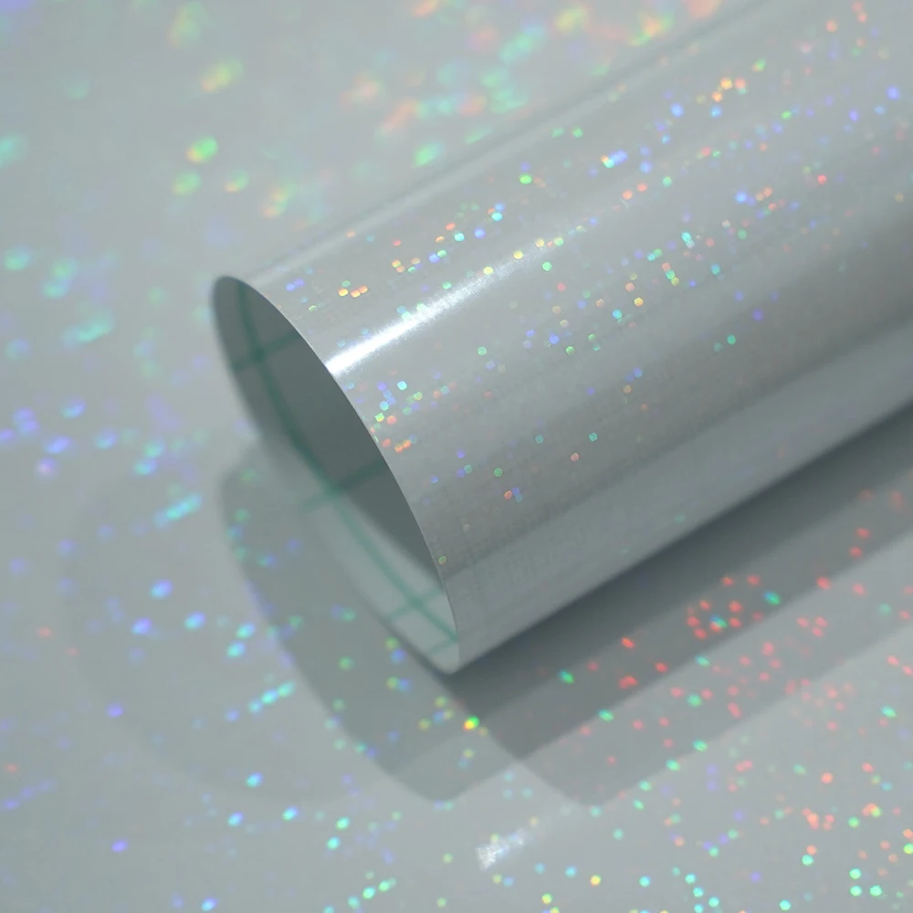 Waterproof Holographic Cold Laminate Film A4 Size Holographic Pet Film Hologram Overlay Film