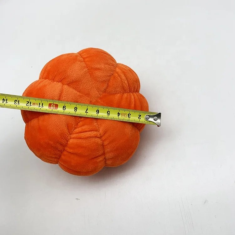 2019 Hot sale kids gift Yellow Plush material Halloween Pumpkin stuffed toy with keychain