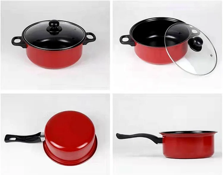 Household cookware set pan non stick cooking pancake pan